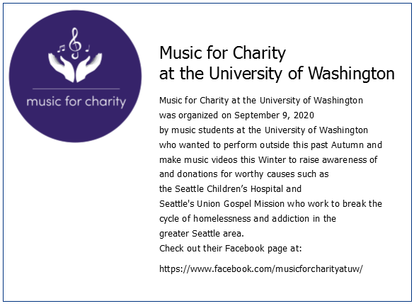 Music for Charity at University of Washington