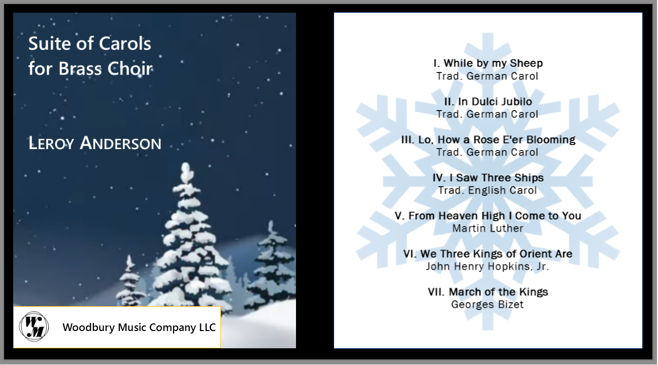 Suite of Carols for Brass Choir, Music by Leroy Anderson